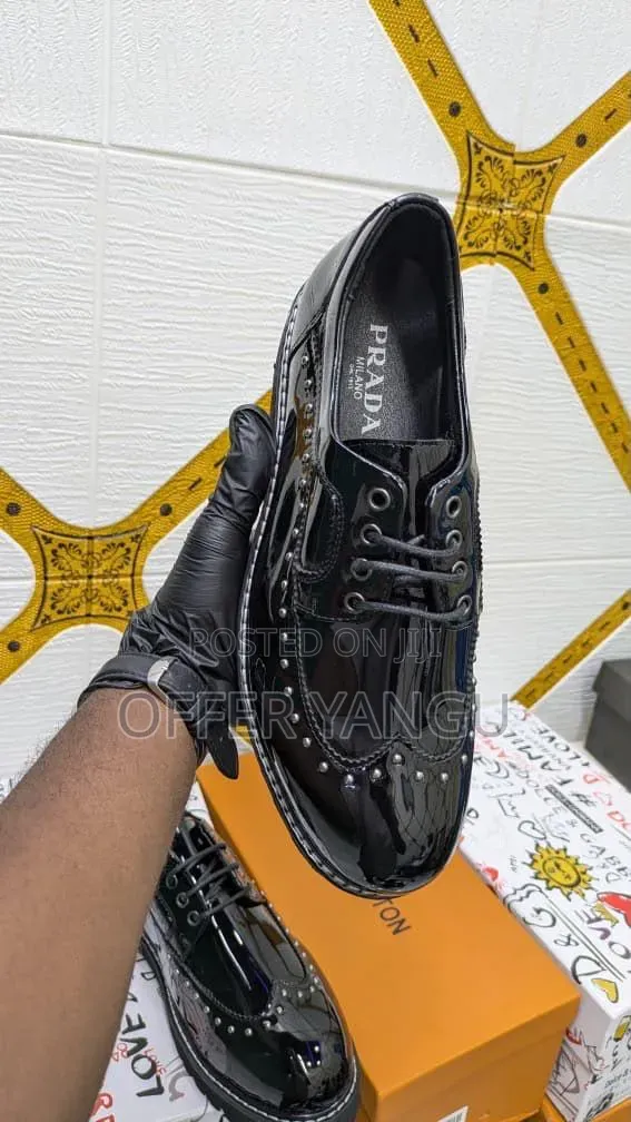 Black Brogues Boot