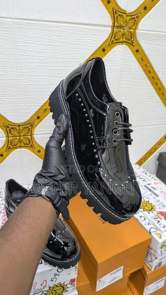 Black Brogues Boot