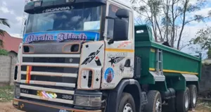 Scania Mende Tipper 114c 2008 White
