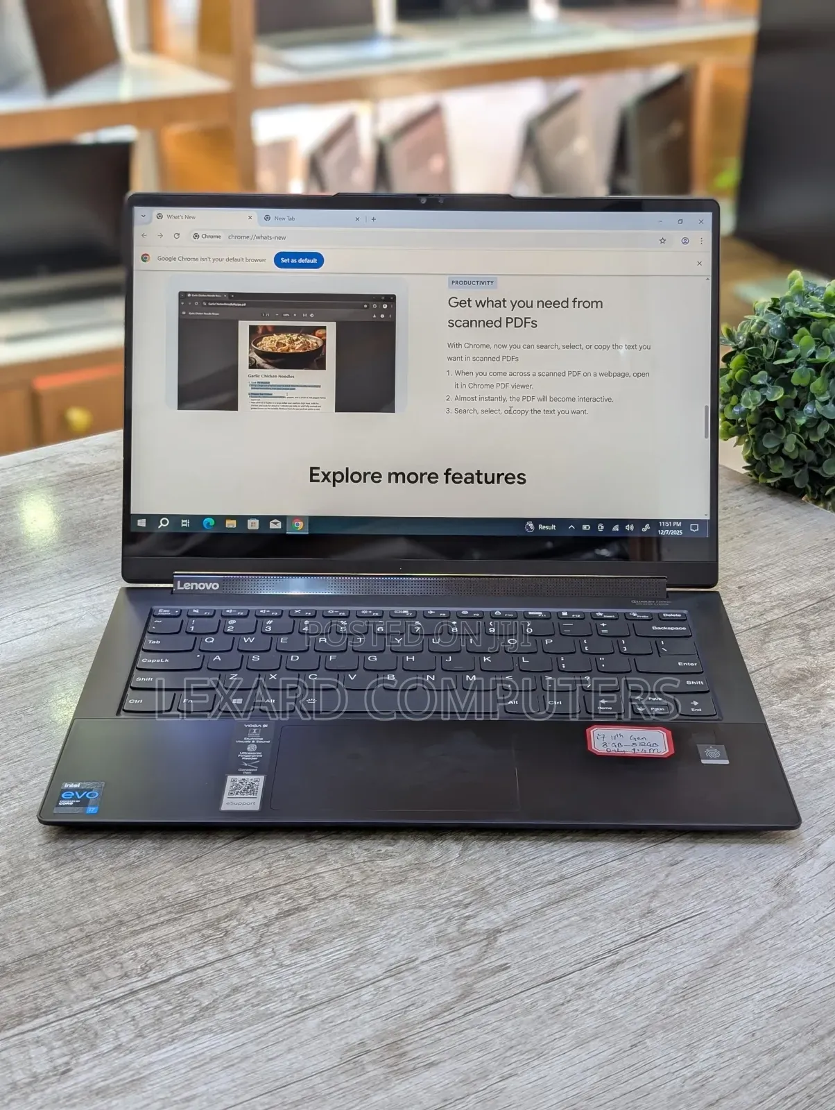Laptop Lenovo Yoga 9i 16GB Intel Core i7 SSD 512GB
