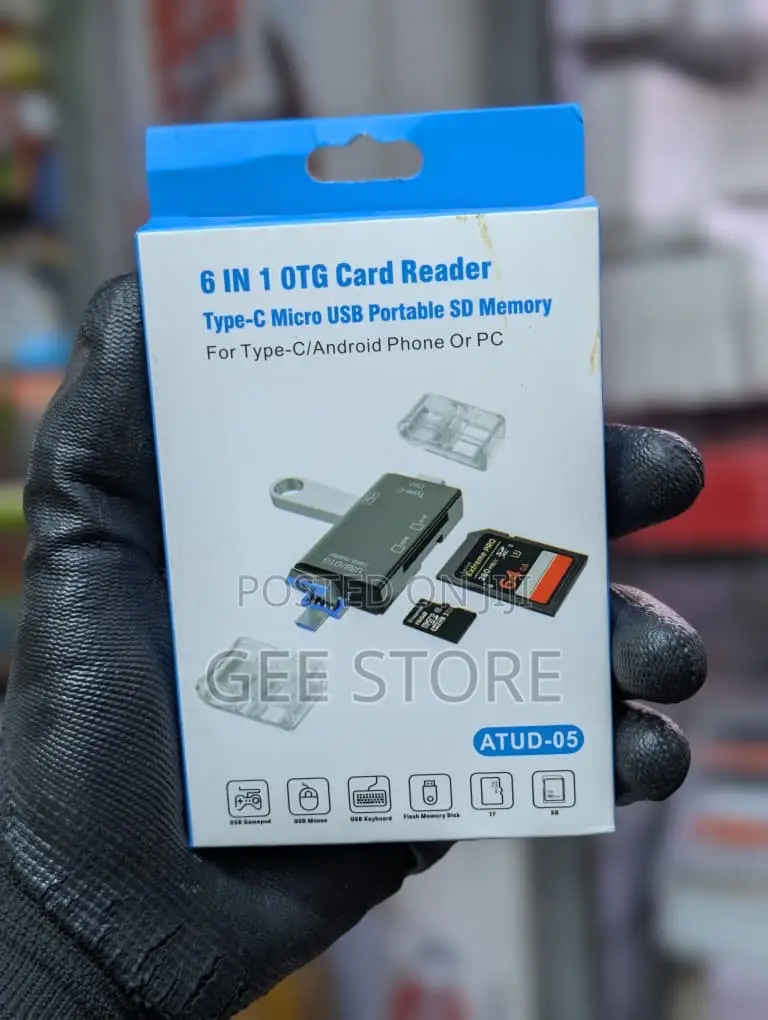 ATUD-05 Branded 6 in 1 OTG Card Reader