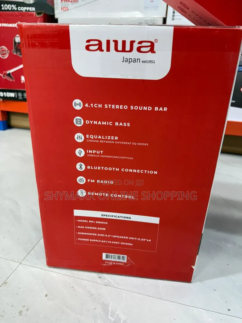 Aiwa Soundbar 250w Sb6035