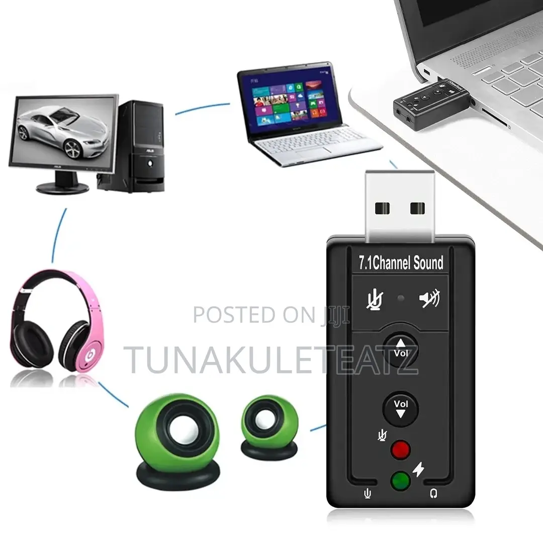 USB Virtual 7.1 Channel Sound Adapter