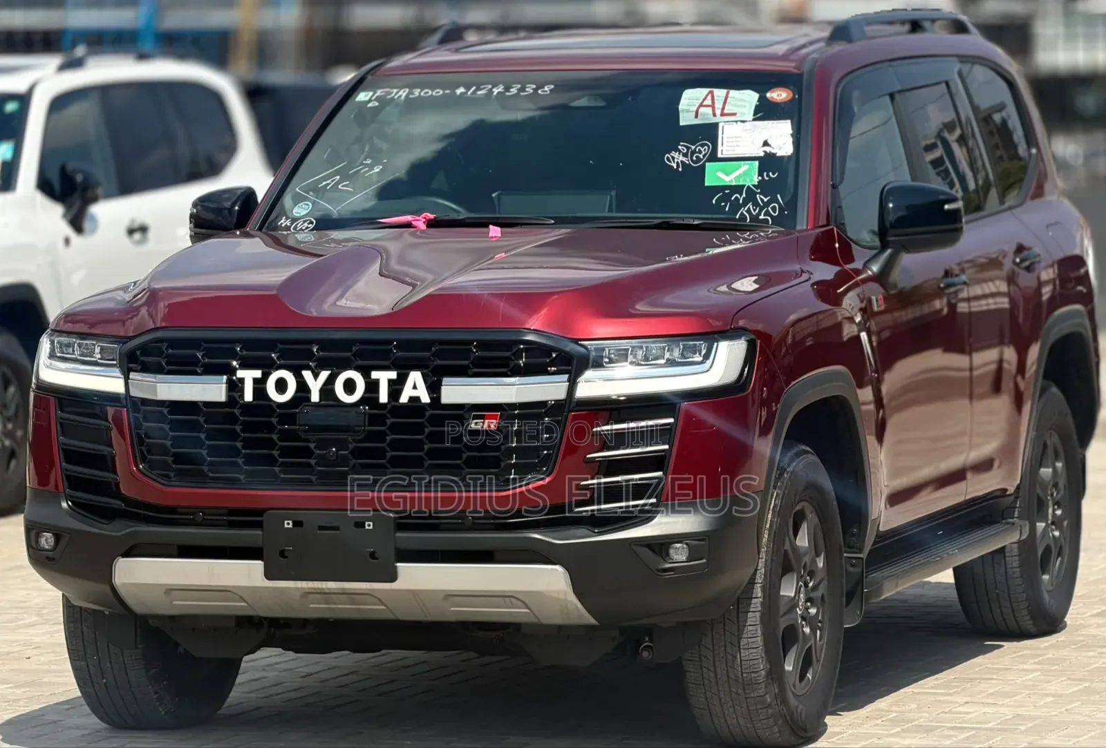 New Toyota Land Cruiser 2025 Maroon