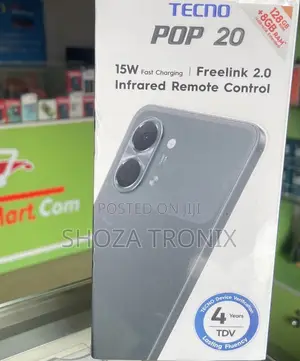New Tecno Pop 20 128 GB Black