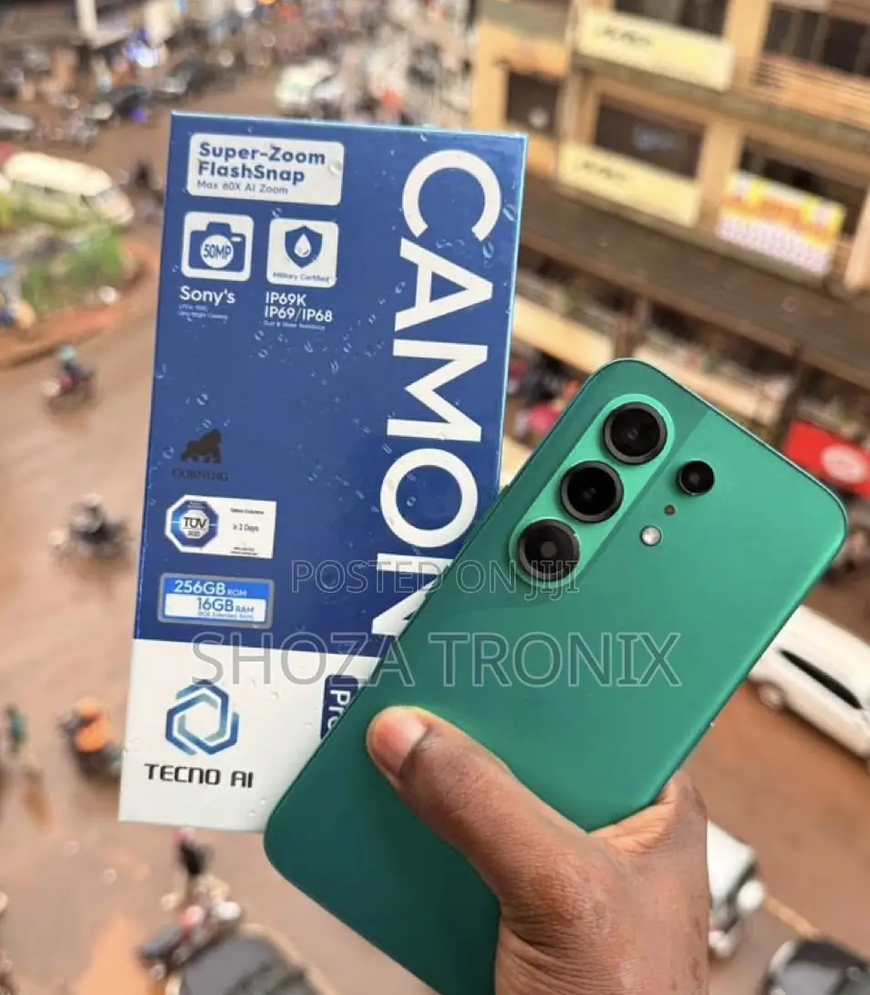 New Tecno Camon 50 256 GB Black