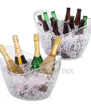 Serroni Fresco Vino Gondola Drinks Tub With Clear Acrylic Construction