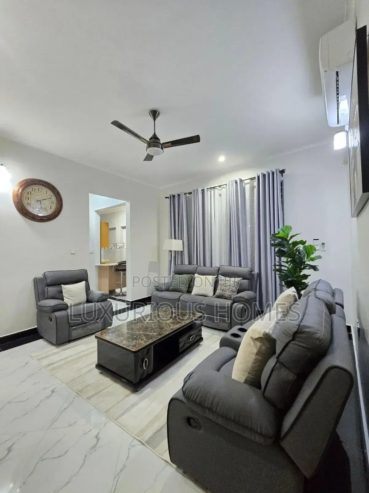 Furnished 2bdrm Apartment in Mssani Beach, Msasani for rent