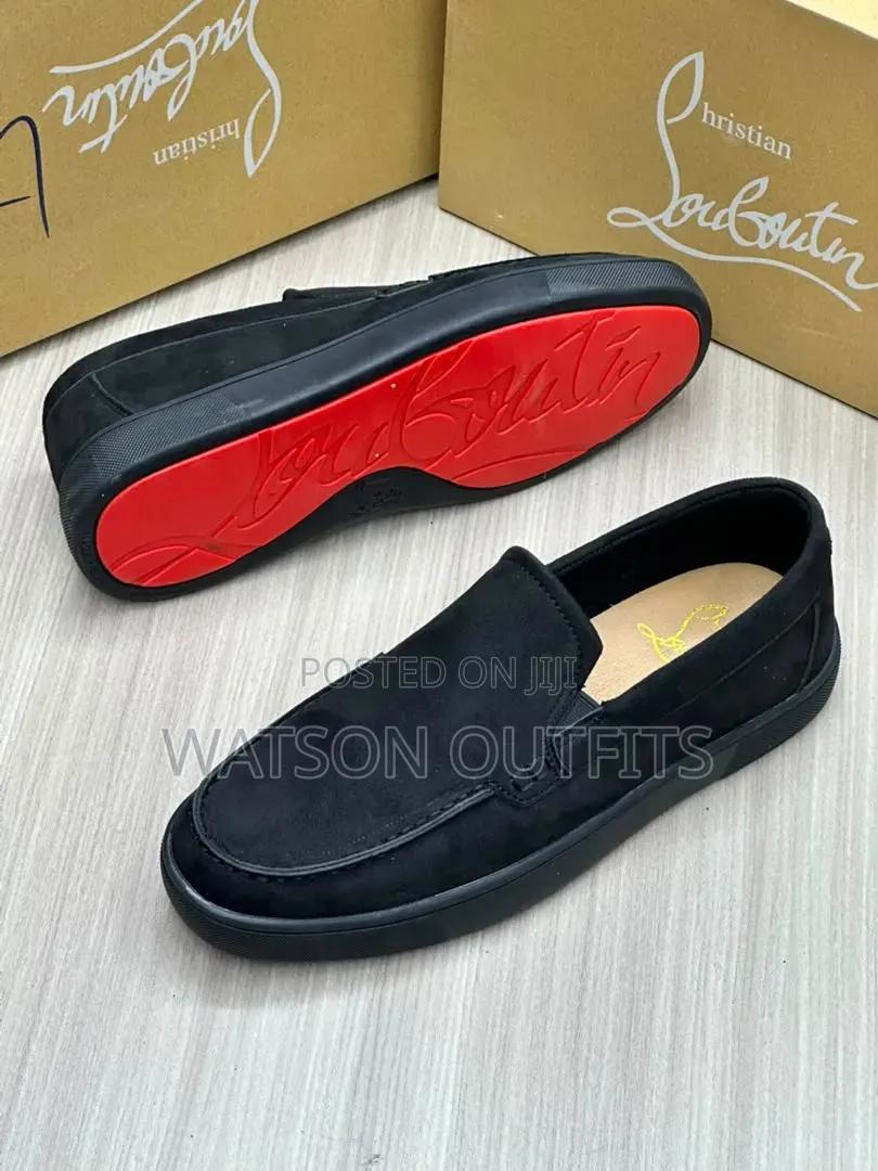 5 Colours Christian LOUBOUTIN BRAND MEN'S LEATHER Casual Shoes