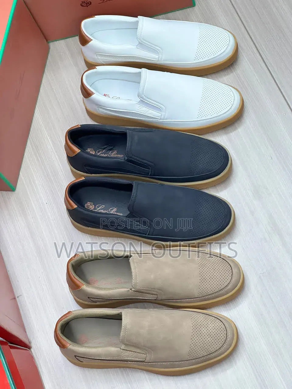 5 Colours Christian LOUBOUTIN BRAND MEN'S LEATHER Casual Shoes