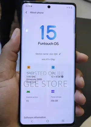 Vivo X80 256 GB Black