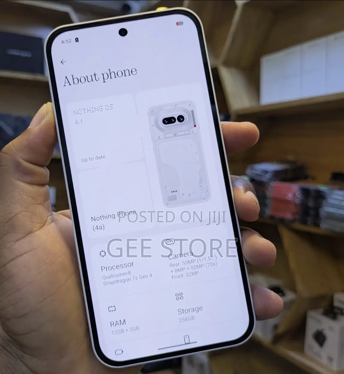 New Nothing Phone 4a 256 GB White