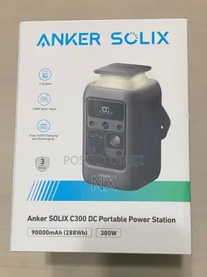 Anker Solix C300 DC Portable Power Station 300watts 90000mAh Battery