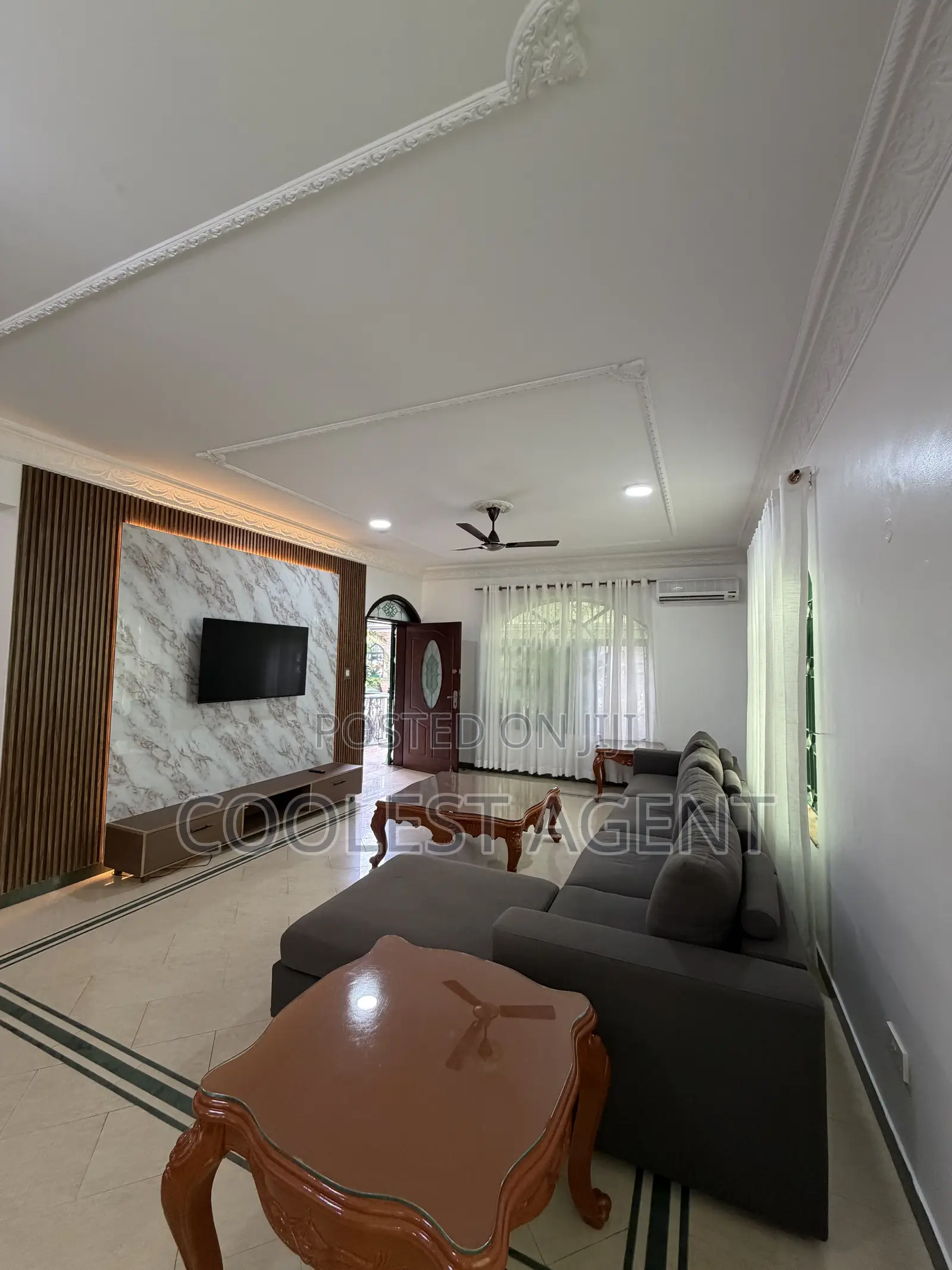 Furnished 3bdrm Villa in Coolest Estate, Masaki for rent