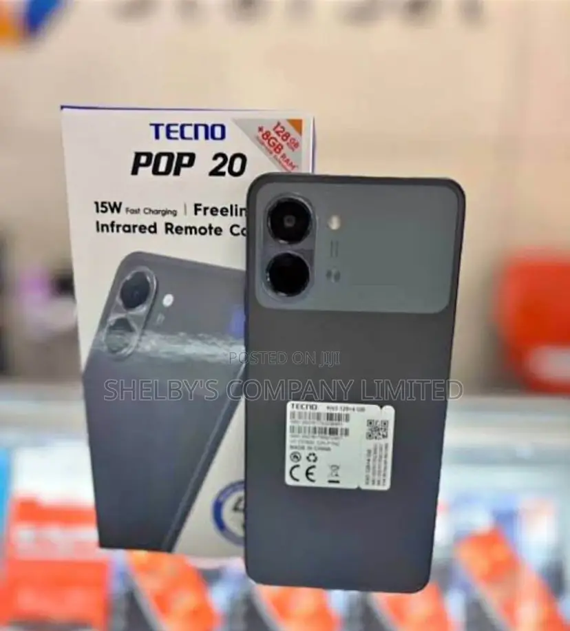 New Tecno Pop 20 64 GB Black