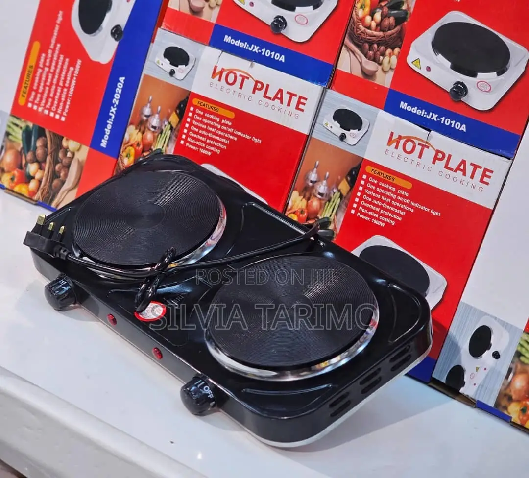 2 Burner Electric Hot Plate Cooker – Fast, Efficient Portable