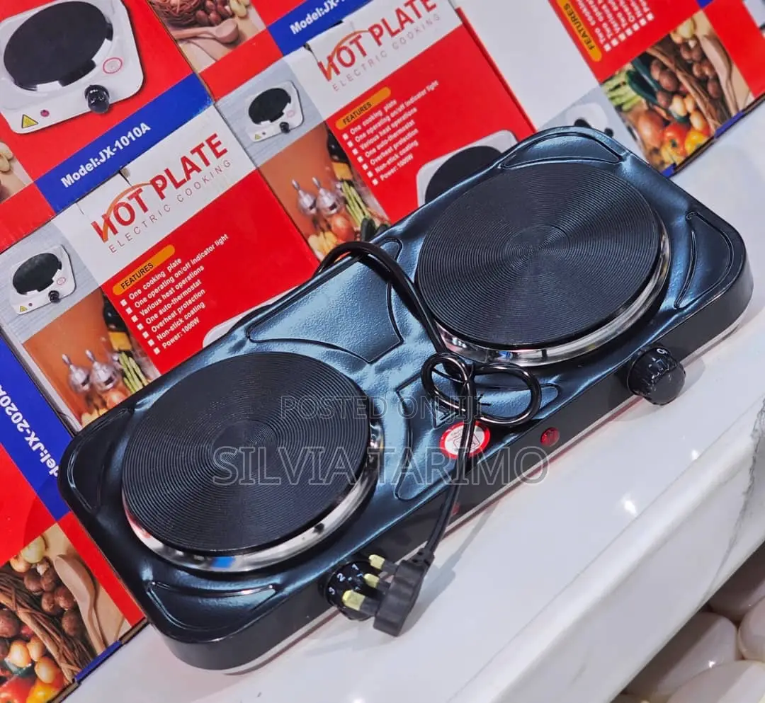 2 Burner Electric Hot Plate Cooker – Fast, Efficient Portable