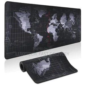 XL World Map Extended Desk Mat (800x300mm) | Non-Slip Gaming Mousepad