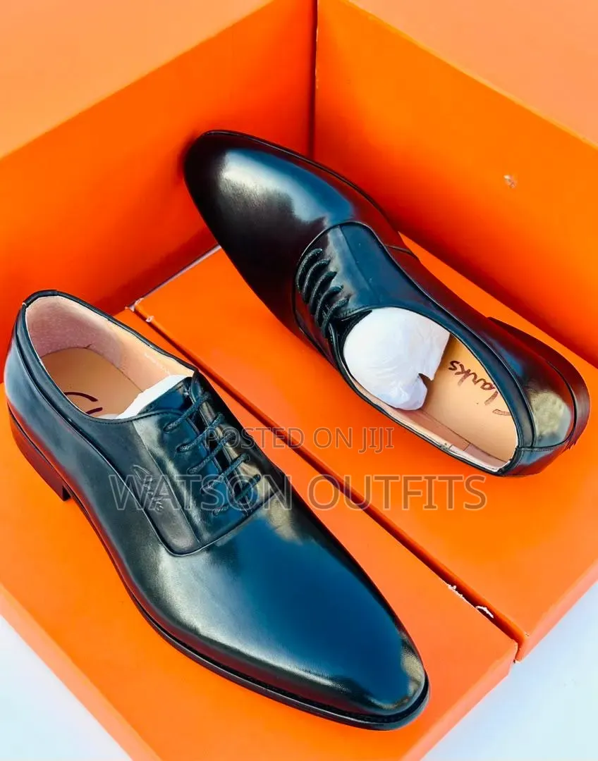 Men's Leather Shoes 2 Colours Shiny Skin Clarks Brand