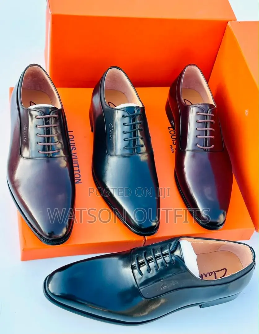 Men's Leather Shoes 2 Colours Shiny Skin Clarks Brand