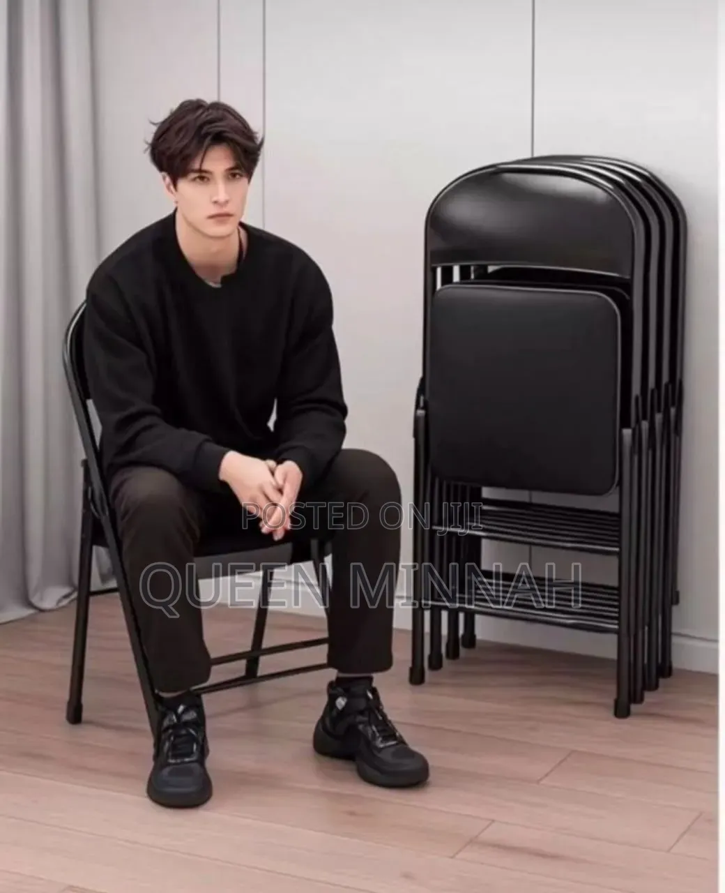 Heavy-Duty Folding Chairs With Padded Seats