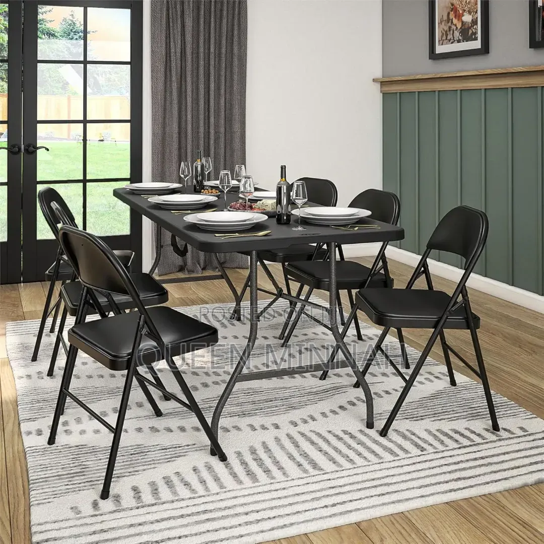 Heavy-Duty Folding Chairs With Padded Seats