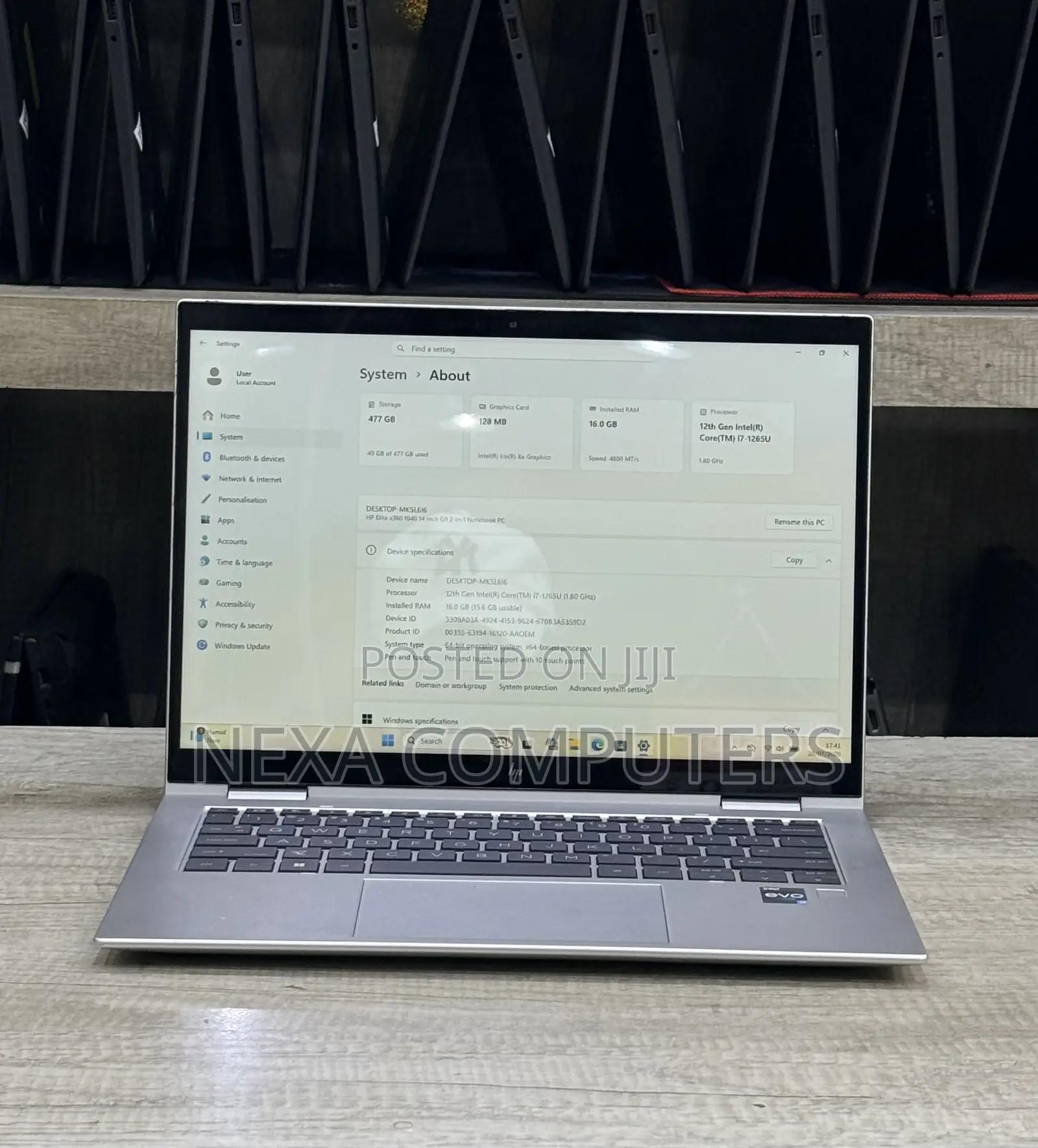 Laptop HP EliteBook x360 1040 G9 16GB Intel Core i7 SSD 512GB