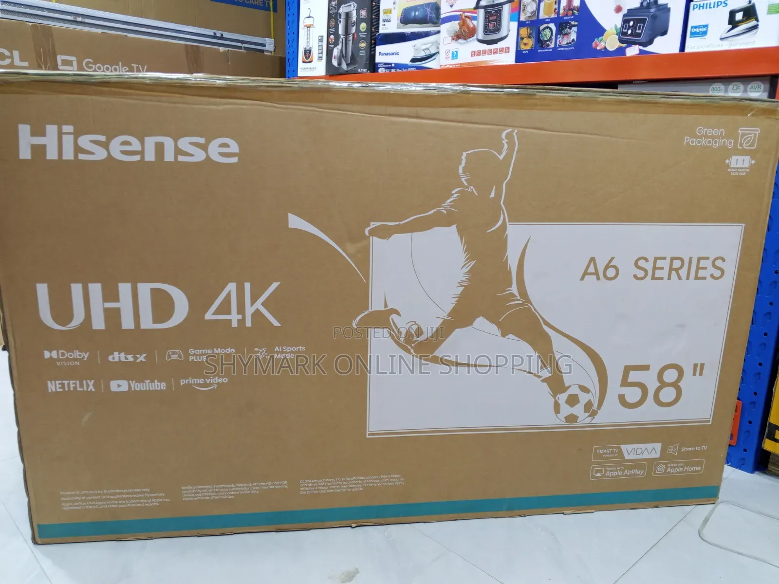 Hisense 58 Inch UHD Smart TV (58A61N)