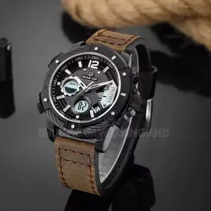 Leather Belt Golden Hour Watch
