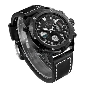 Black Leather Belt Gh Watch