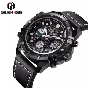 Black Leather Belt Gh Watch