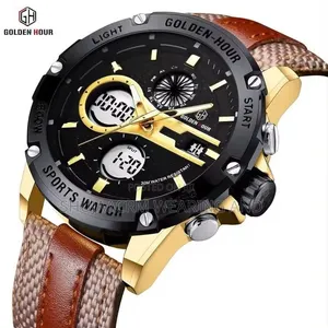 Black Brown Leather Belt Gh Watch