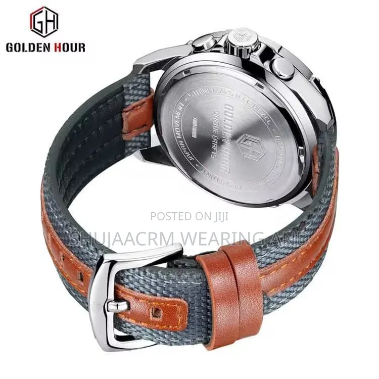 Black Brown Leather Belt Gh Watch