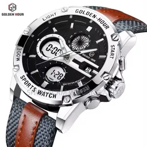 Black Brown Leather Belt Gh Watch