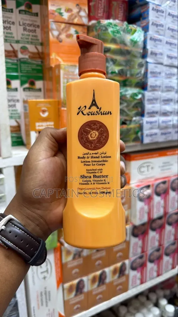 Roushun Body Hand Lotion – Siri Ya Ngozi Laini, Inayong'aa