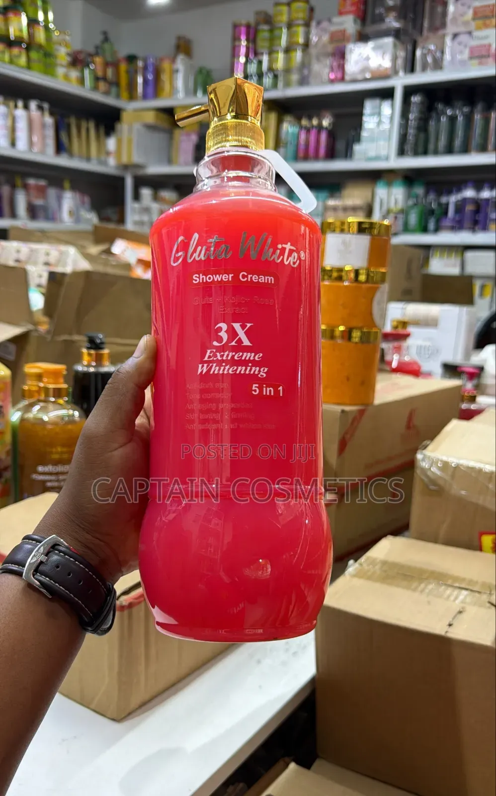 Gluta White Shower Cream – Safisha Ngozi Yako, Iache Laini, Inukie