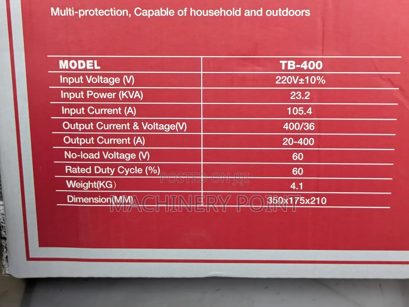 Welding Machines TB 400