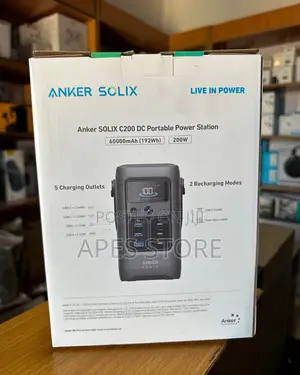 Anker Solix C200 DC Portable Slim Power Station 200watts 60,000mAh
