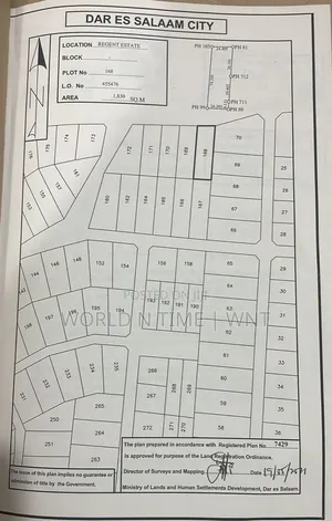 Plot for Sale With Clean Title Dead Mikocheni