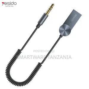 Yesido BT Car Wireless Audio Receiver, 3.5mm Jack, 1.5m Length