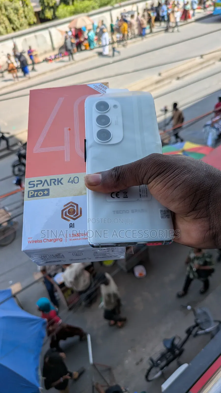 New Tecno Spark 40 Pro+ 256 GB Silver