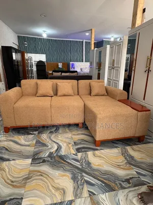Sofa L Shape Luxury Color Brown