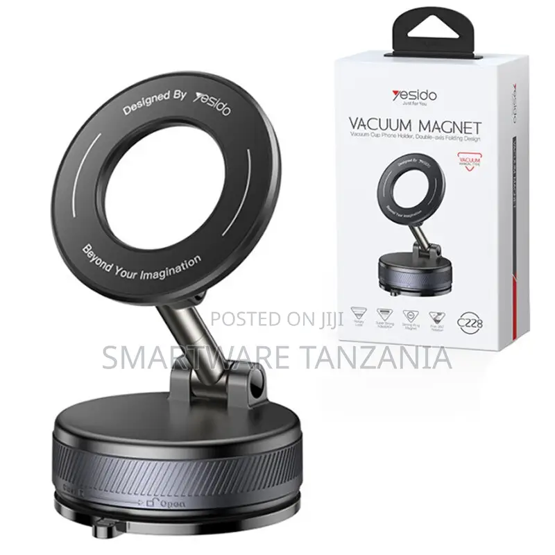 Yesido C228 Vacuum Cup Phone Holder With Double-Axis Folding Design