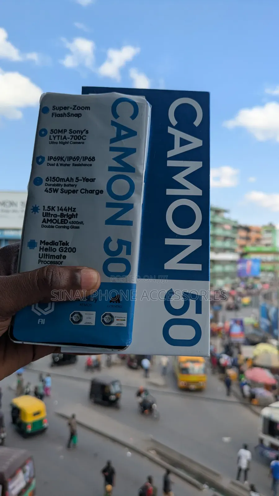 New Tecno Camon 50 256 GB Green