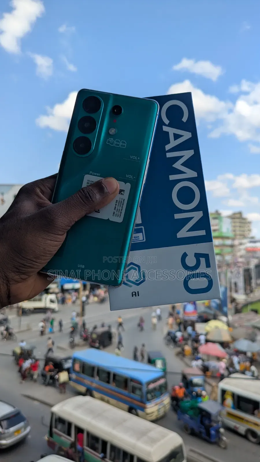 New Tecno Camon 50 256 GB Green