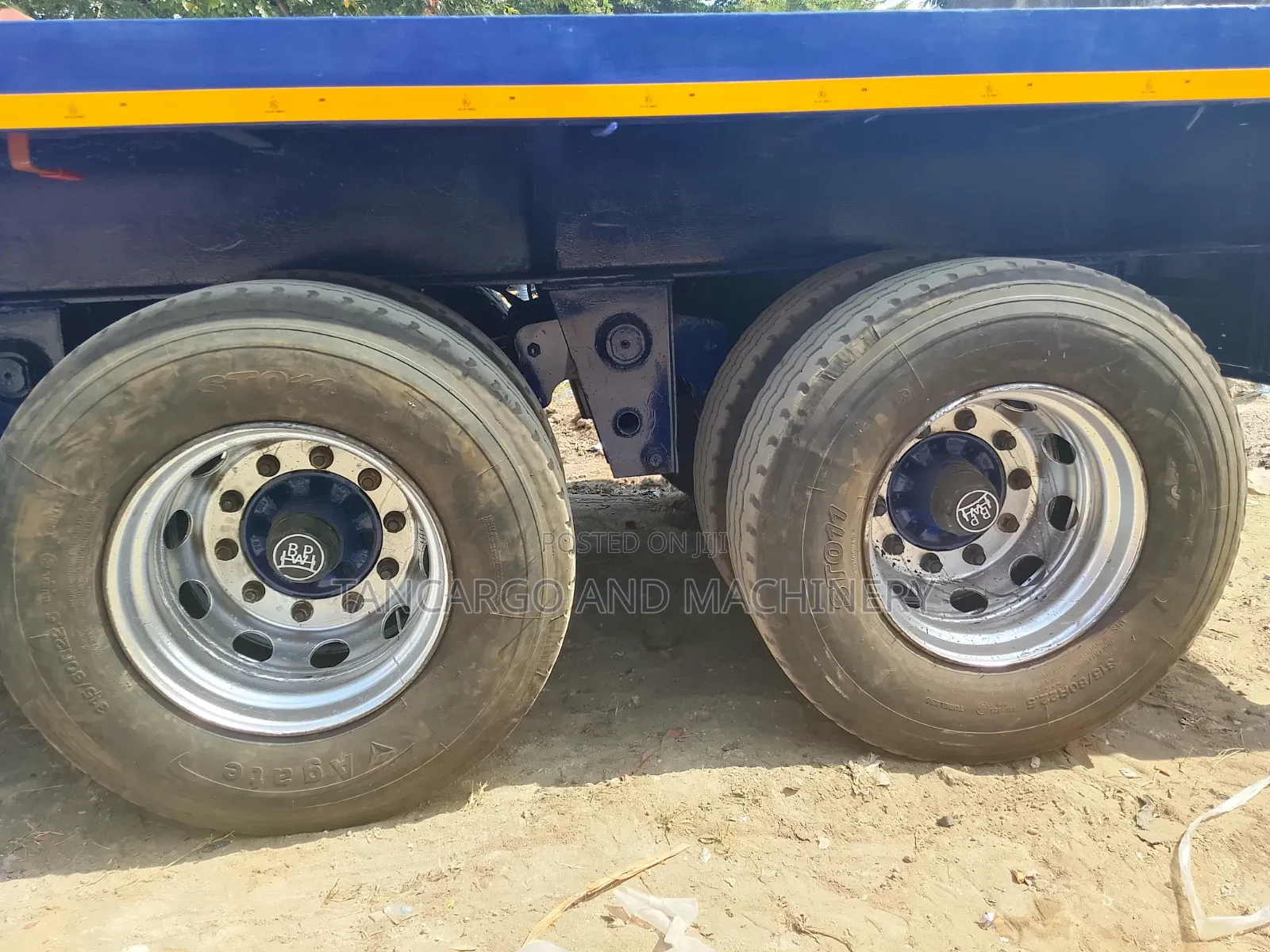 Refurbished Double Tyre Treila