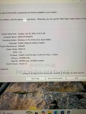 Laptop Huawei MateBook X Pro 32GB Intel Core Ultra 5 SSD 512GB