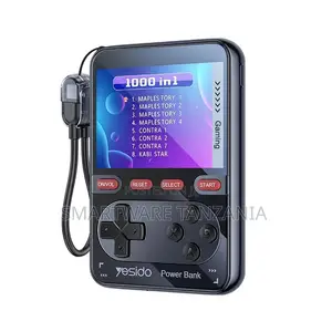 Yesido Portable Retro Game Console Power Bank 10000mAh 20W Fast Charge