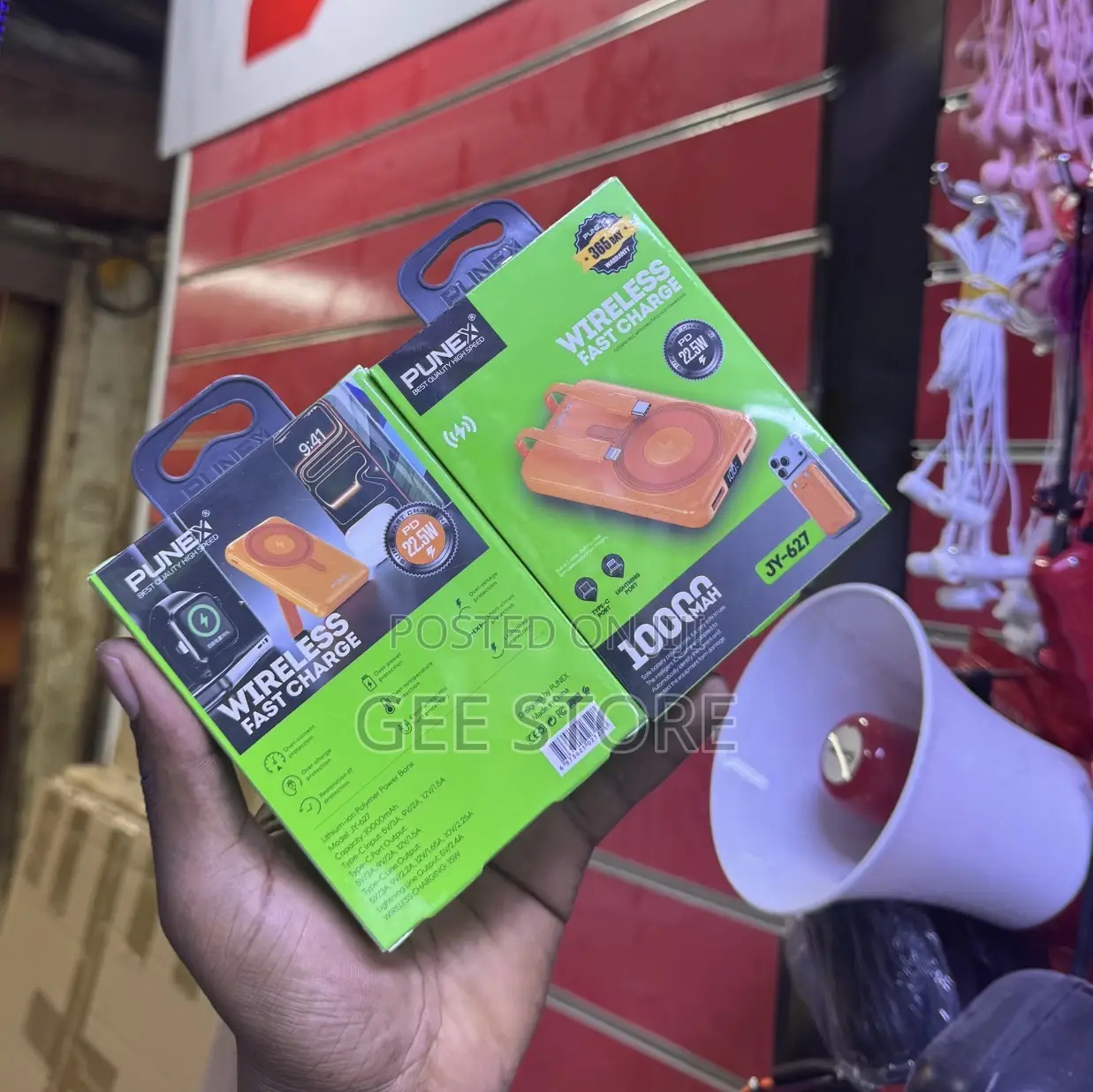 Punex Wireless Powerbank 10000mAh