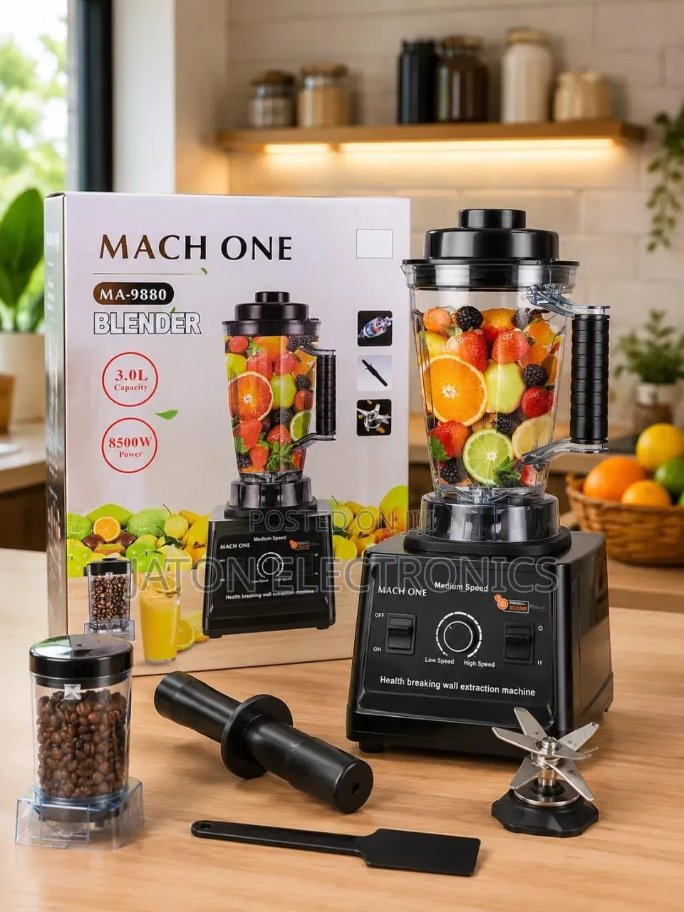 Mach One Heavy Duty Blender 3liter